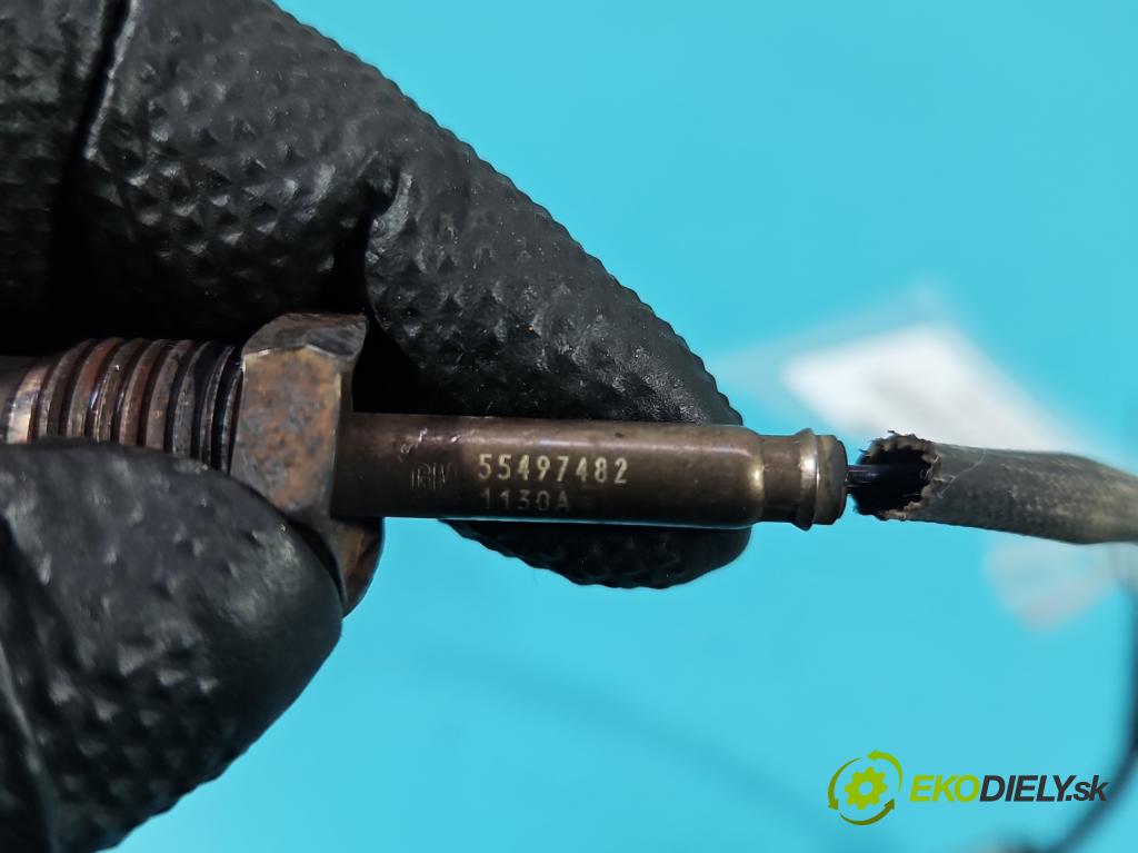 Opel Astra V  2015-2022 1.5 cdti 122 HP manual 90 kW 1496 cm3 5- snímač teploty: výfukové 55467482 (Snímač)