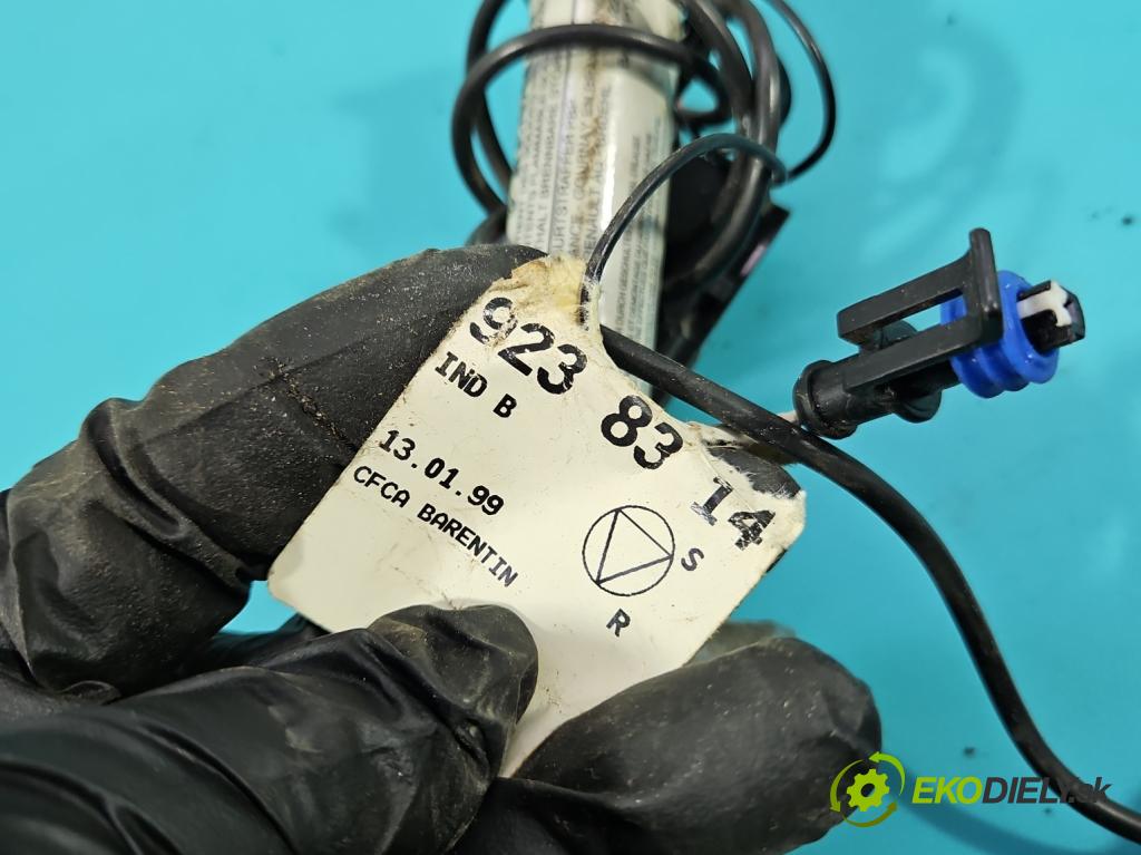 Renault Megane I 1995-2003 1.6 16V 107 HP manual 79 kW 1598 cm3 5- pas bezpečnosť: predné ľavý 7700832665J