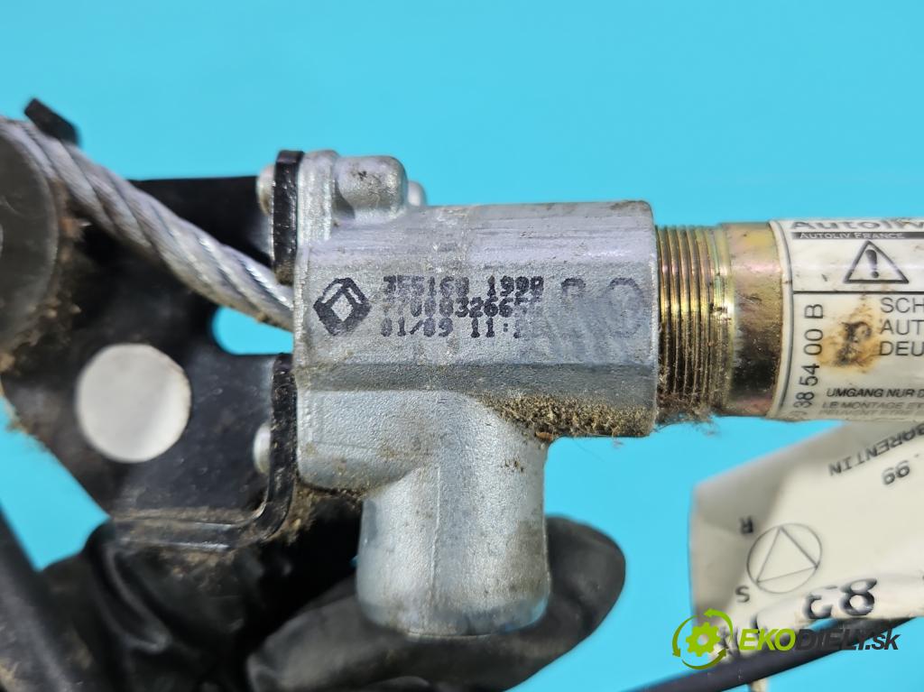 Renault Megane I 1995-2003 1.6 16V 107 HP manual 79 kW 1598 cm3 5- pas bezpečnosť: predné ľavý 7700832665J