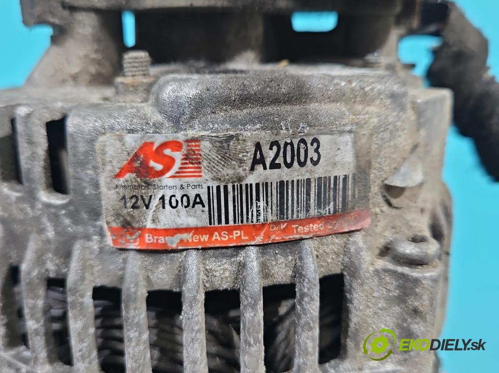 Opel Astra II 1998-2009 1.7 dti 75 HP manual 55 kW 1686 cm3 5- Alternator (Alternátor)