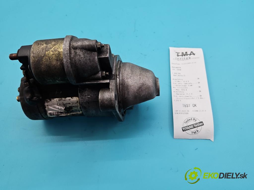 Opel Astra II 1998-2009 1.7 dti 75 HP manual 55 kW 1686 cm3 5- štartér 8971891181 (Štartér)