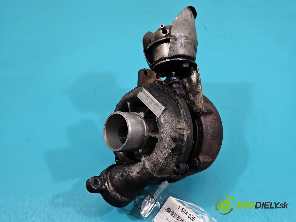 Peugeot 3008 I 2009-2016 1.6 hdi 109 hp manual 80 kW 1560 cm3 5- Turbodmychadlo 753420-5 (Kompletní turbodmychadlo)