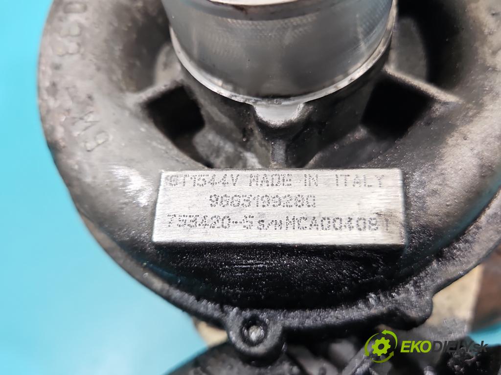 Peugeot 3008 I 2009-2016 1.6 hdi 109 hp manual 80 kW 1560 cm3 5- Turbodmychadlo 753420-5 (Kompletní turbodmychadlo)