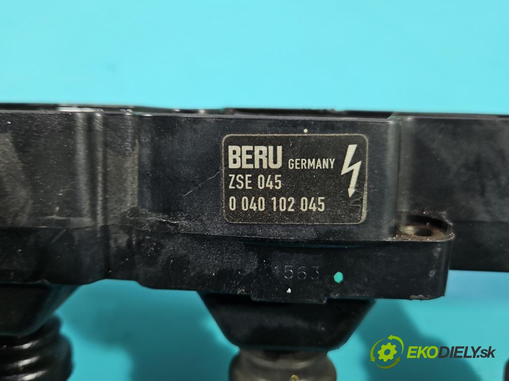 Citroen Berlingo I 1996-2008 1.6 16V 109 HP manual 80 kW 1587 cm3 5- cievka zapaľovacia 0040102045 (Zapaľovacia cievka)