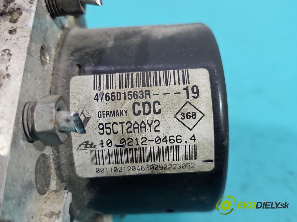 Renault Scenic III 2009-2016 1.5 dci 106 HP manual 78 kW 1461 cm3 5- čerpadlo abs 476601563R (Pumpa ABS)