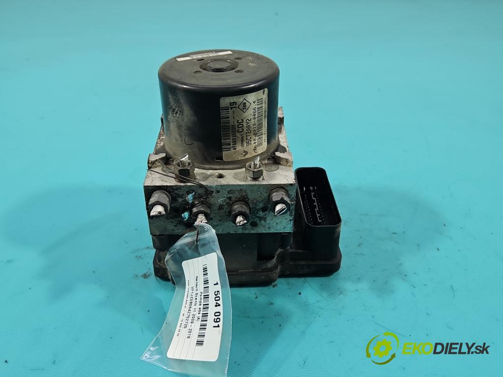 Renault Scenic III 2009-2016 1.5 dci 106 HP manual 78 kW 1461 cm3 5- čerpadlo abs 476601563R (Pumpa ABS)