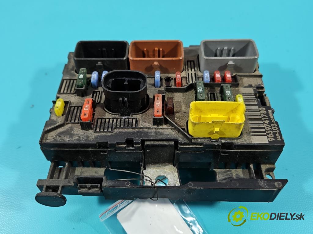 Citroen C3 I 2002-2009 1.4 8V 73 hp manual 54 kW 1360 cm3 5- řídící jednotka 9659741780