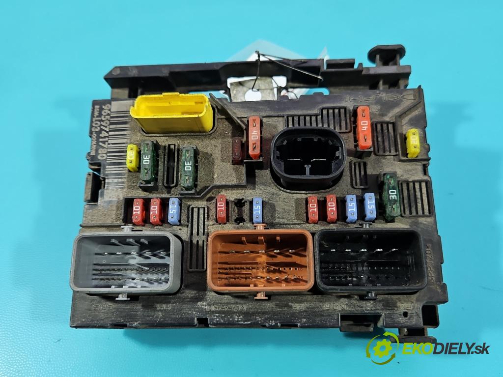 Citroen C3 I 2002-2009 1.4 8V 73 hp manual 54 kW 1360 cm3 5- řídící jednotka 9659741780