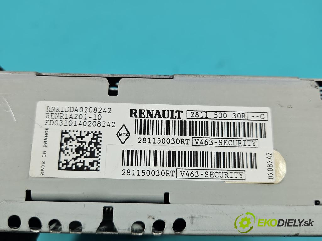 Renault Scenic III 2009-2016 1.5 dci 106 hp manual 78 kW 1461 cm3 5- Radio továrna: 281150030R