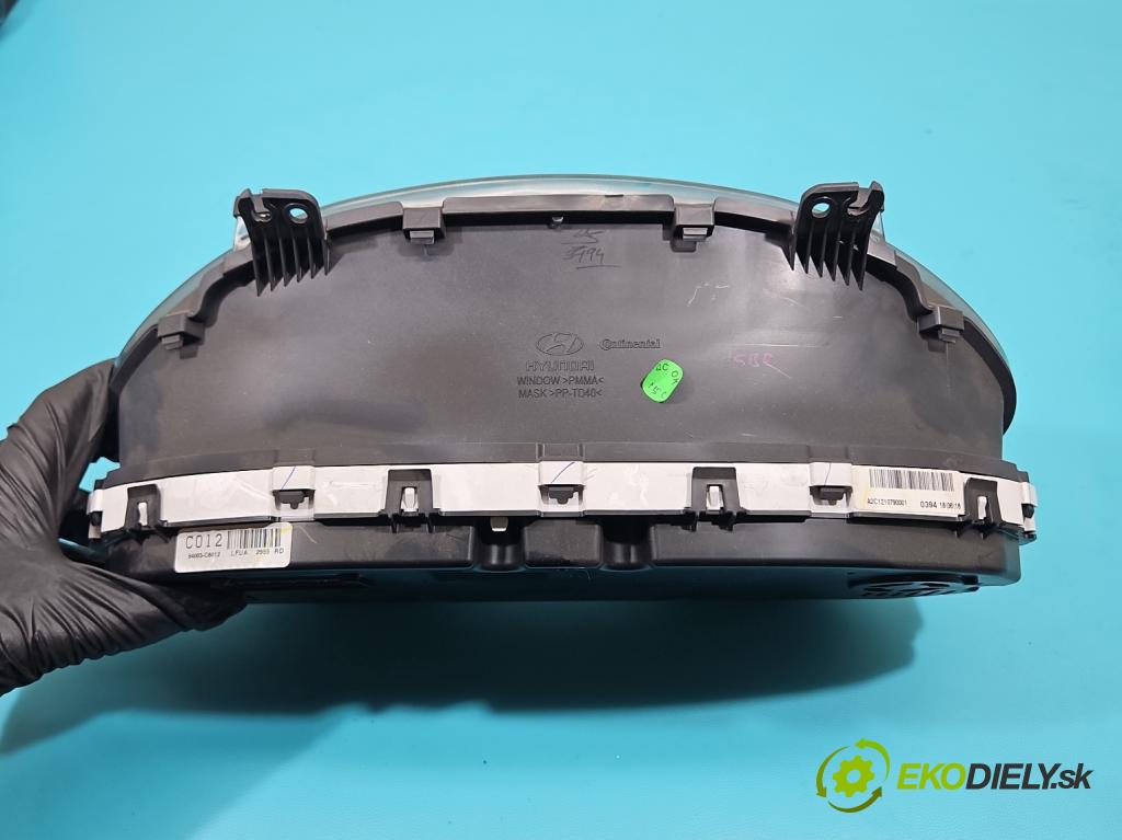 Hyundai i20 II 2014 -2020 1.2 16V 84KM manual 61,8 kW 1248 cm3 5- prístrojovka/ budíky 94003-C8012 (Prístrojová doska)