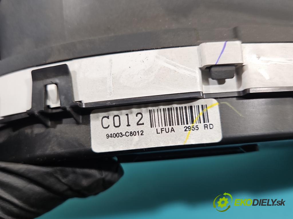 Hyundai i20 II 2014 -2020 1.2 16V 84KM manual 61,8 kW 1248 cm3 5- prístrojovka/ budíky 94003-C8012 (Prístrojová doska)