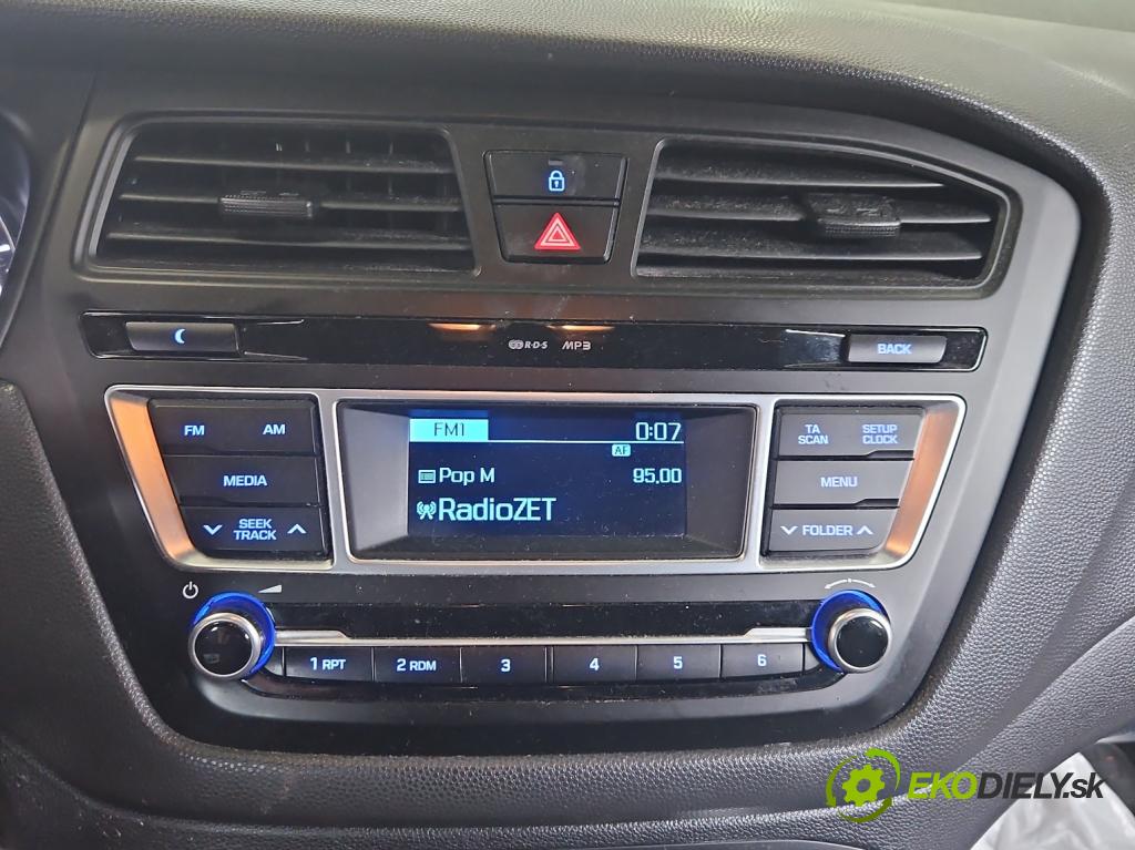 Hyundai i20 II 2014 -2020 1.2 16V 84KM manual 61.8 kW 1248 cm3 5- Radio továrna: 96170-C8000