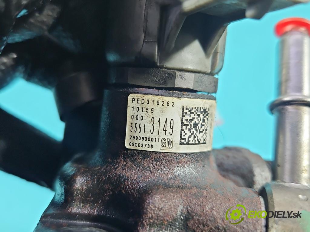Opel Astra V  2015- 1.5 cdti 122 HP manual 90 kW 1496 cm3 5- čerpadlo vstrekovacia 55513149 (Vstrekovacie čerpadlo)