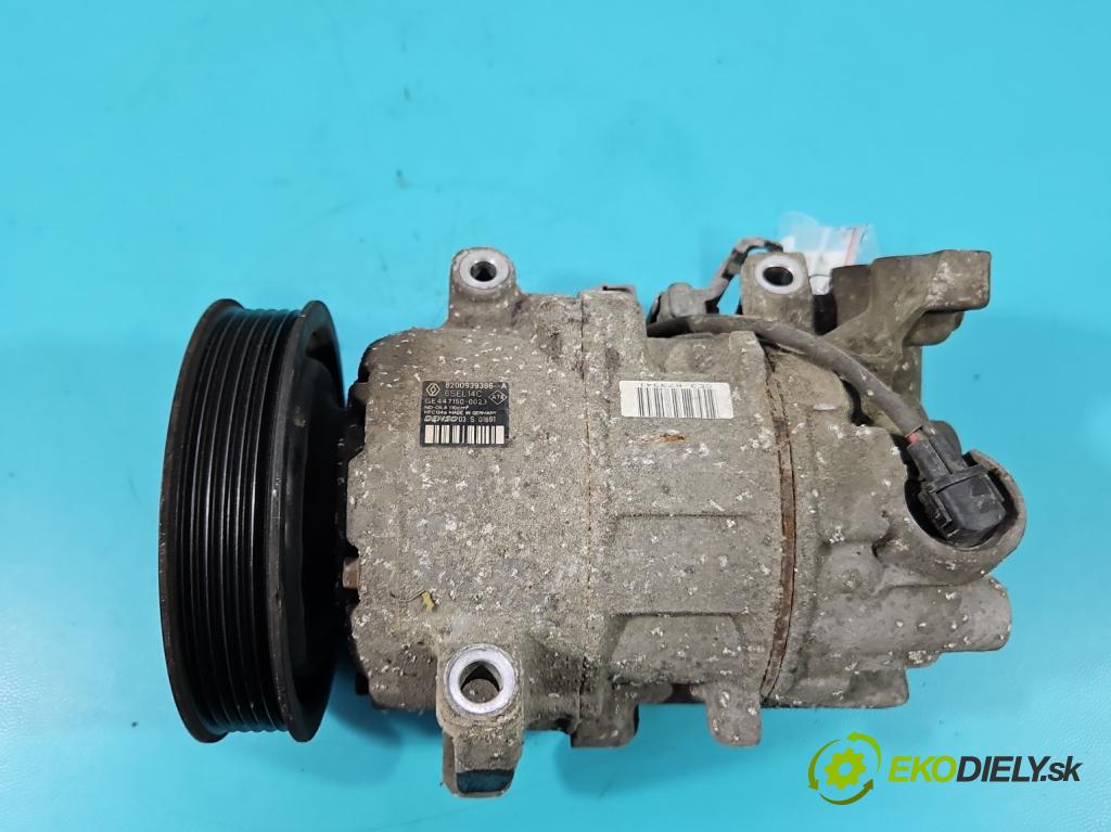 Renault Megane III 2008-2016 1.5 dci 110 HP manual 81 kW 1461 cm3 5- Kompresor: klimatizácie 8200939386A (Kompresor klimatizácie)
