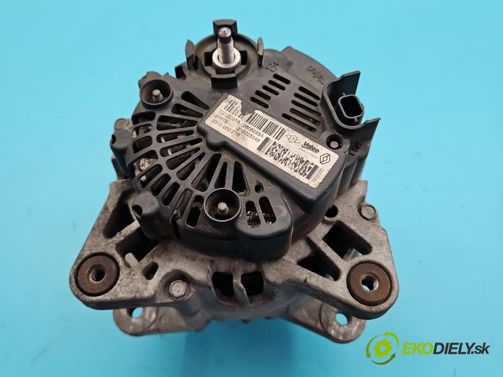 Renault Megane III 2008-2016 1.5 dci 110 HP manual 81 kW 1461 cm3 5- Alternator 231000027R (Alternátor)