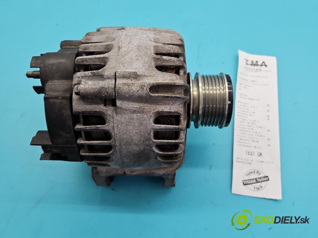 Renault Megane III 2008-2016 1.5 dci 110 HP manual 81 kW 1461 cm3 5- Alternator 231000027R (Alternátor)