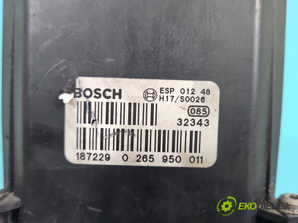 Audi A4 B6 2000-2004 1.9 tdi 101 HP manual 74 kW 1896 cm3 4- čerpadlo abs 0265225048 (Pumpa ABS)