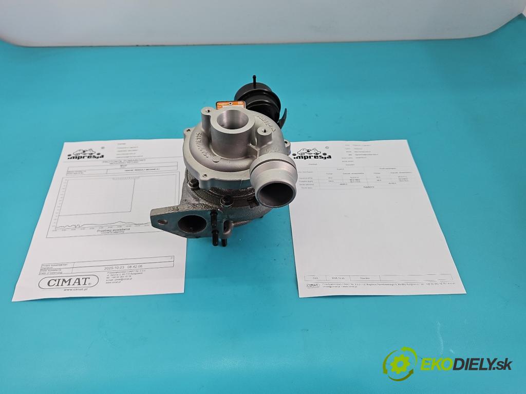 Renault Megane III 2008-2016 1.5 dci 110 HP manual 81 kW 1461 cm3 5- turbodúchadlo, turbo repasovaná 54399700127