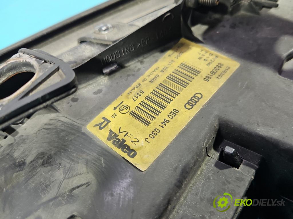 Audi A4 B6 2000-2004 1.9 tdi 101 hp manual 74 kW 1896 cm3 4- světlo pravý 8E0941030J (Pravé přední světlo)