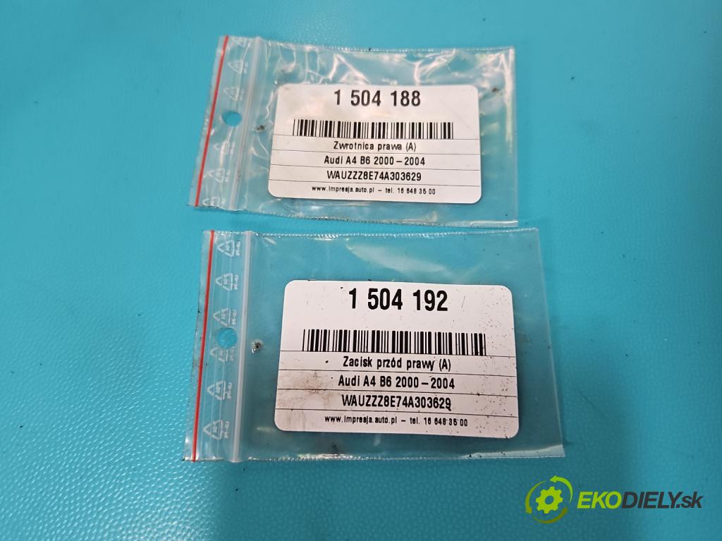 Audi A4 B6 2000-2004 1.9 tdi 101 hp manual 74 kW 1896 cm3 4- náboj pravé  (Náboj kola)