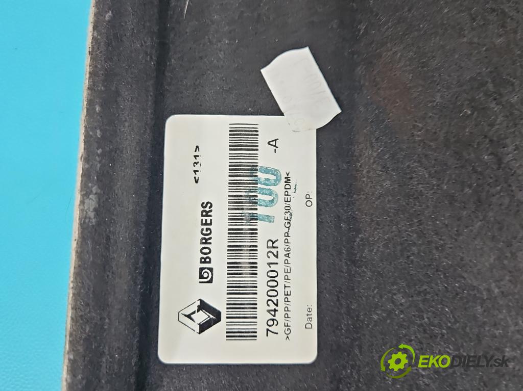 Renault Scenic III 2009-2016 1.5 dci 106 HP manual 78 kW 1461 cm3 5- zadná 794200012R (Pláto kufra)