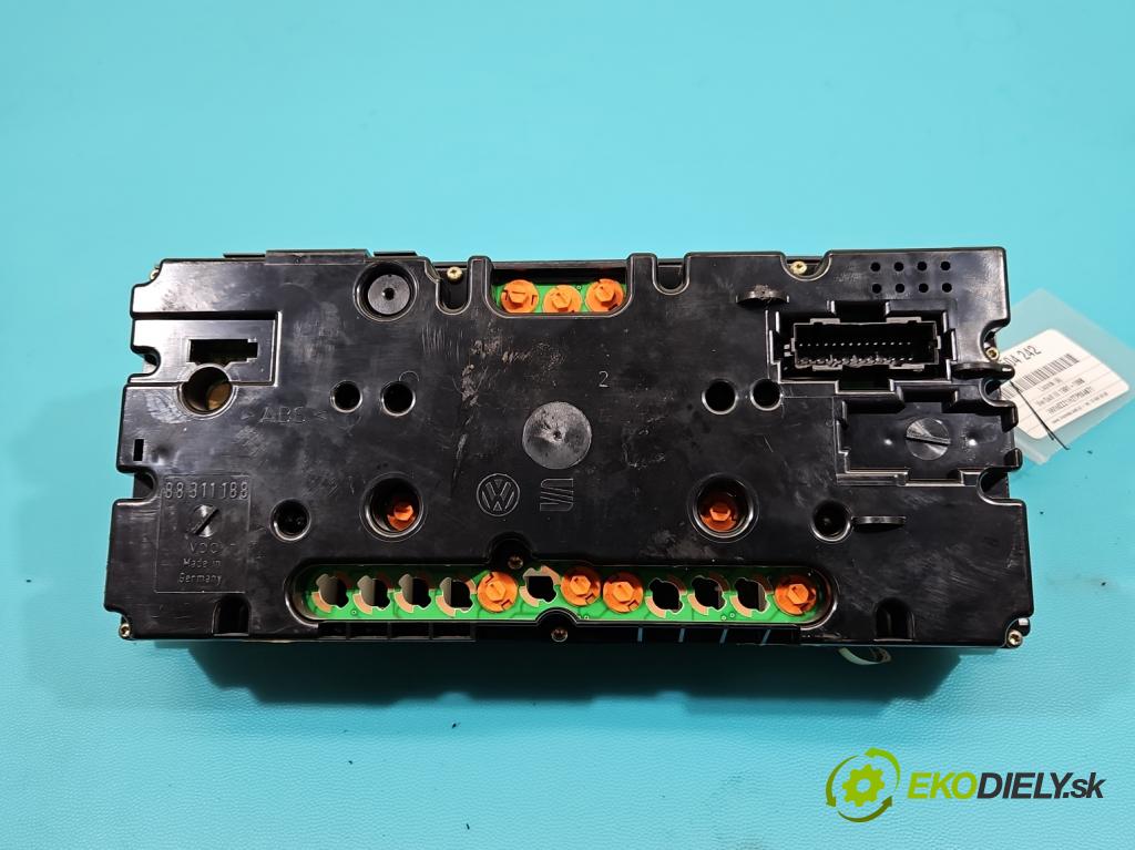 Vw Golf III 1991-1998 1.8 75 HP manual 55 kW 1781 cm3 5- prístrojovka/ budíky 1H0919861B (Prístrojová doska)