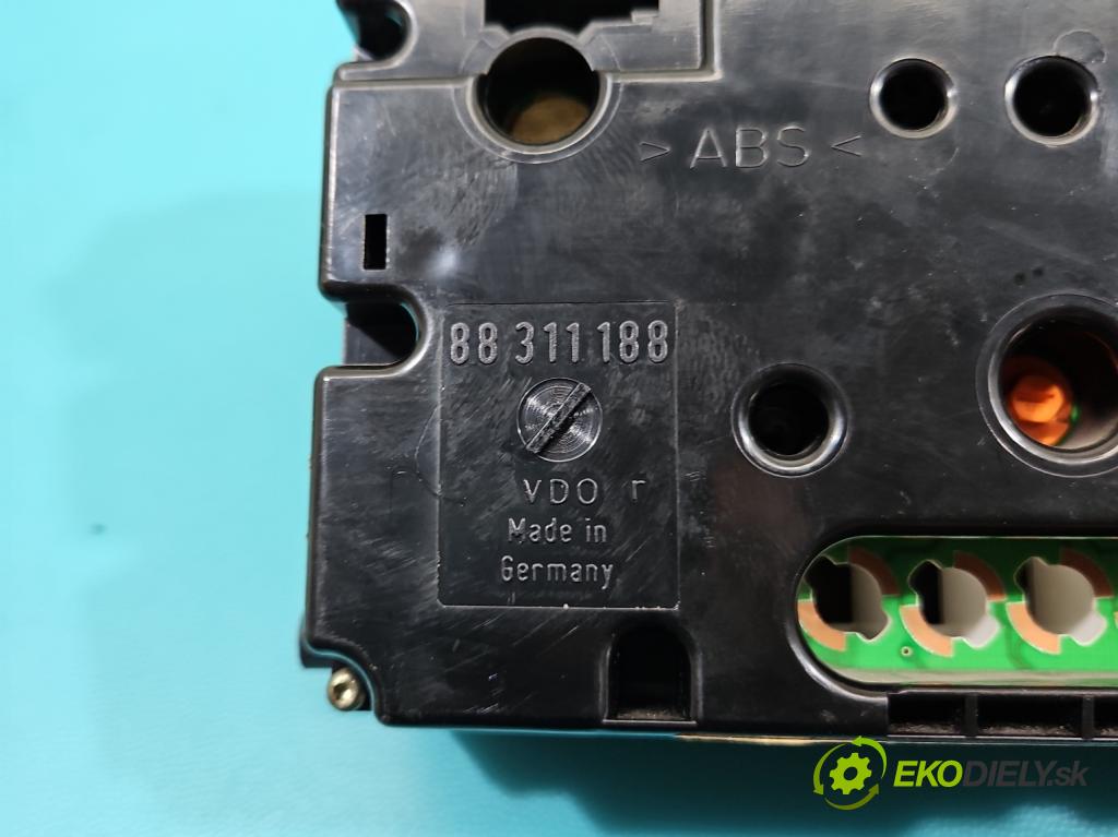 Vw Golf III 1991-1998 1.8 75 HP manual 55 kW 1781 cm3 5- prístrojovka/ budíky 1H0919861B (Prístrojová doska)