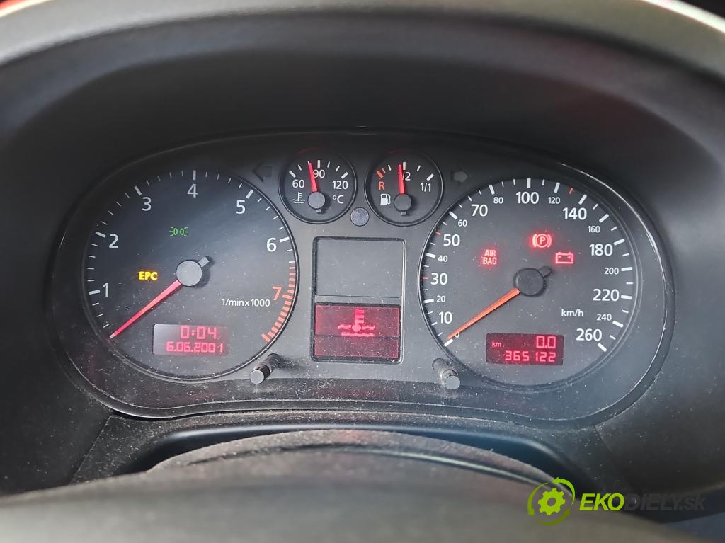 Audi A3 8L 1996-2003 1.8 20V 125 HP manual 92 kW 1781 cm3 3- prístrojovka/ budíky 8L0920900N (Prístrojová doska)