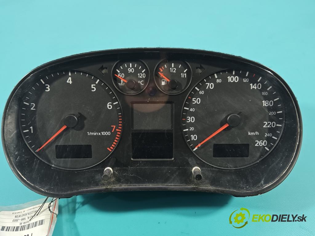 Audi A3 8L 1996-2003 1.8 20V 125 HP manual 92 kW 1781 cm3 3- prístrojovka/ budíky 8L0920900N (Prístrojová doska)