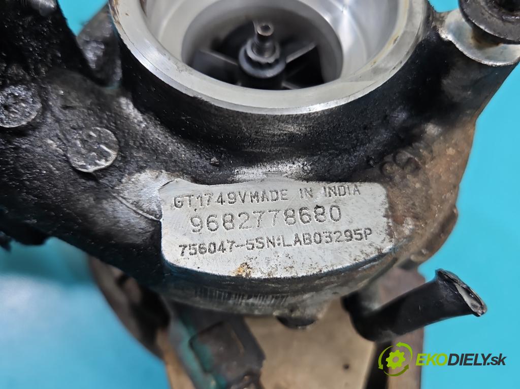 Citroen C5 II 2008-2017 2.0 hdi 136hp manual 100 kW 1997 cm3 5- Turbodmychadlo 756047-5 (Kompletní turbodmychadlo)