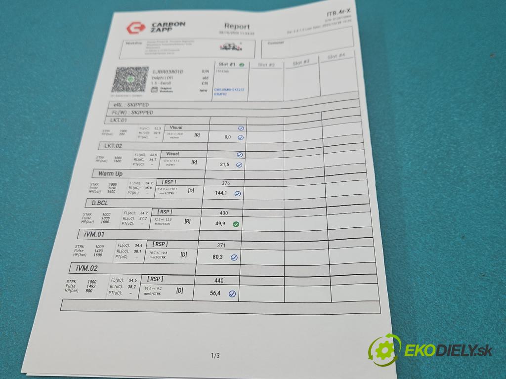 Citroen C5 II 2008-2017 2.0 hdi 136 HP manual 100 kW 1997 cm3 5- vstrek EJBR038O1D (Vstrekovač paliva)