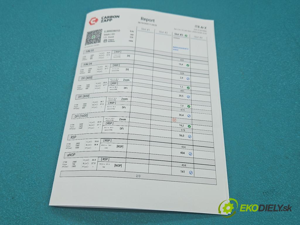Citroen C5 II 2008-2017 2.0 hdi 136 HP manual 100 kW 1997 cm3 5- vstrek EJBR03801D (Vstrekovač paliva)