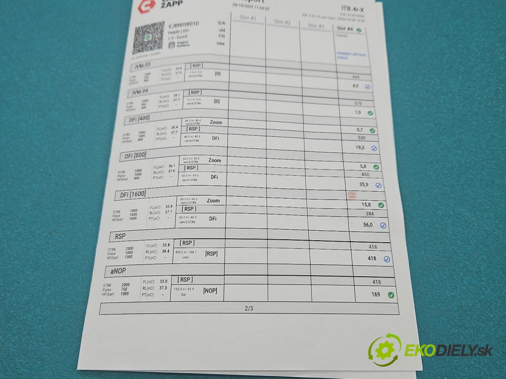 Citroen C5 II 2008-2017 2.0 hdi 136 HP manual 100 kW 1997 cm3 5- vstrek EJBR03801D (Vstrekovač paliva)