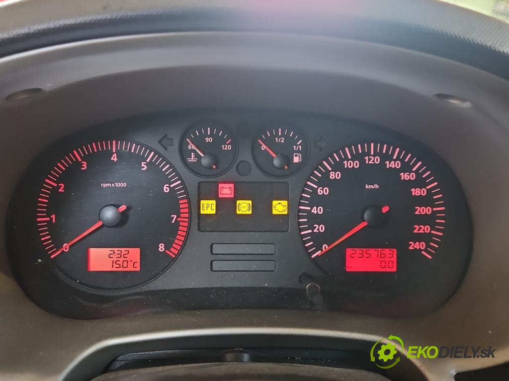 Seat Leon I 1999-2005 1.6 16V 105 HP manual 77 kW 1598 cm3 5- prístrojovka/ budíky 1M0920802A (Prístrojová doska)