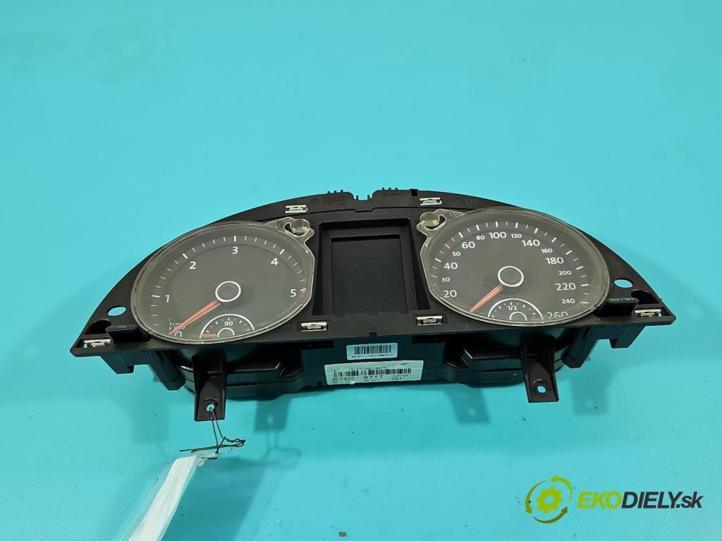 Vw Passat B6 2005-2010 2.0 tdi 170 HP automatic 125 kW 1968 cm3 5- prístrojovka/ budíky 3C0920871T (Prístrojová doska)