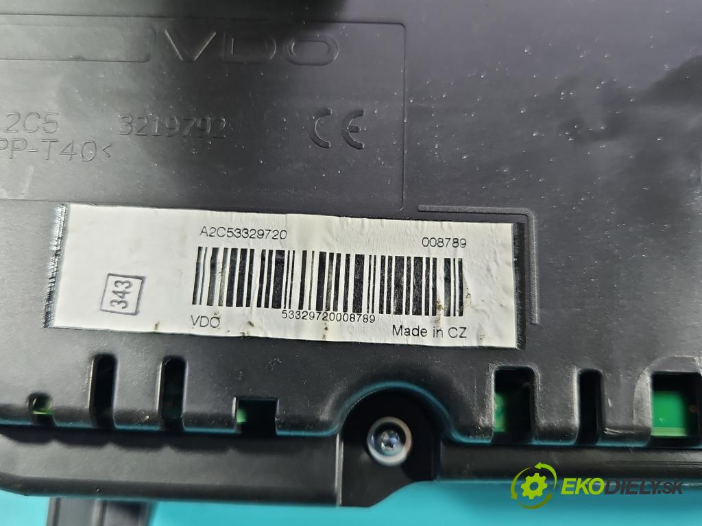 Vw Passat B6 2005-2010 2.0 tdi 170 HP automatic 125 kW 1968 cm3 5- prístrojovka/ budíky 3C0920871T (Prístrojová doska)