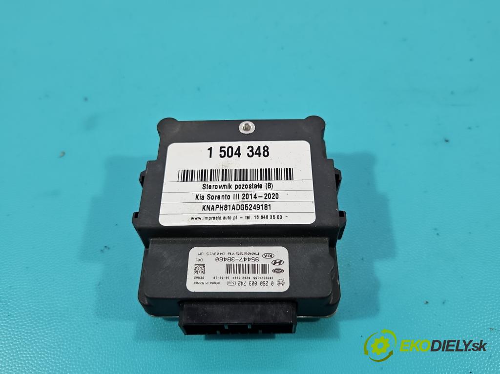 Kia Sorento III 2014-2020 2.0 crdi D4HA: 185 hp automatic 136 kW 1999 cm3 5- řídící jednotka 0260003742
