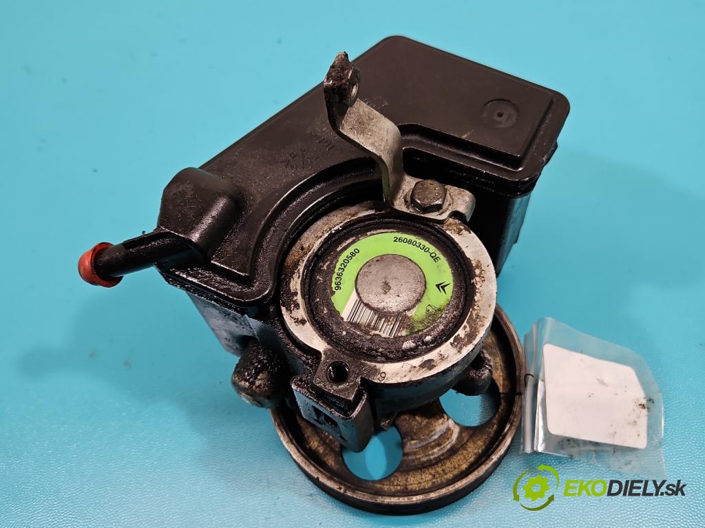 Peugeot Partner I 1996-2008 1.9d 69KM manual 51 kW 1868 cm3 5- čerpadlo posilovač 9636320580 (Servočerpadlo)