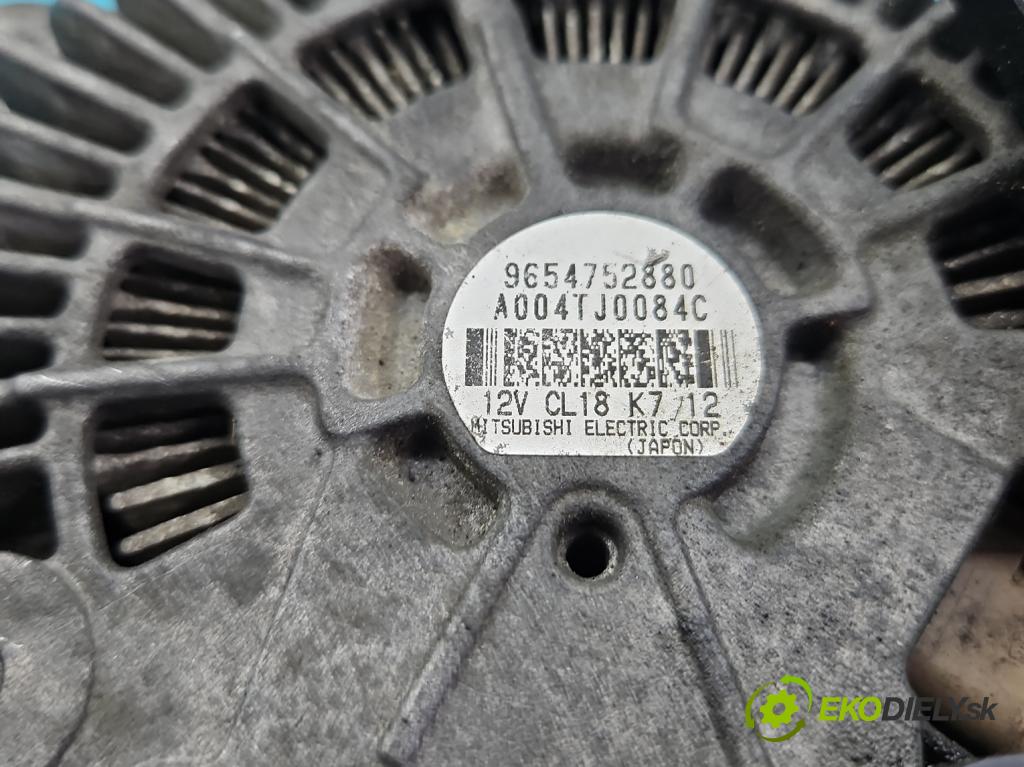 Peugeot Partner I 1996-2008 1.9d 69KM manual 51 kW 1868 cm3 5- Alternator 9654752880 (Alternátor)