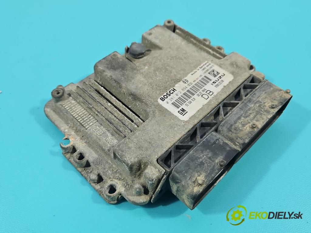 Opel Astra III 2004-2014 1.7 cdti 101 hp manual 74 kW 1686 cm3 5- řídící jednotka motoru 0281012694