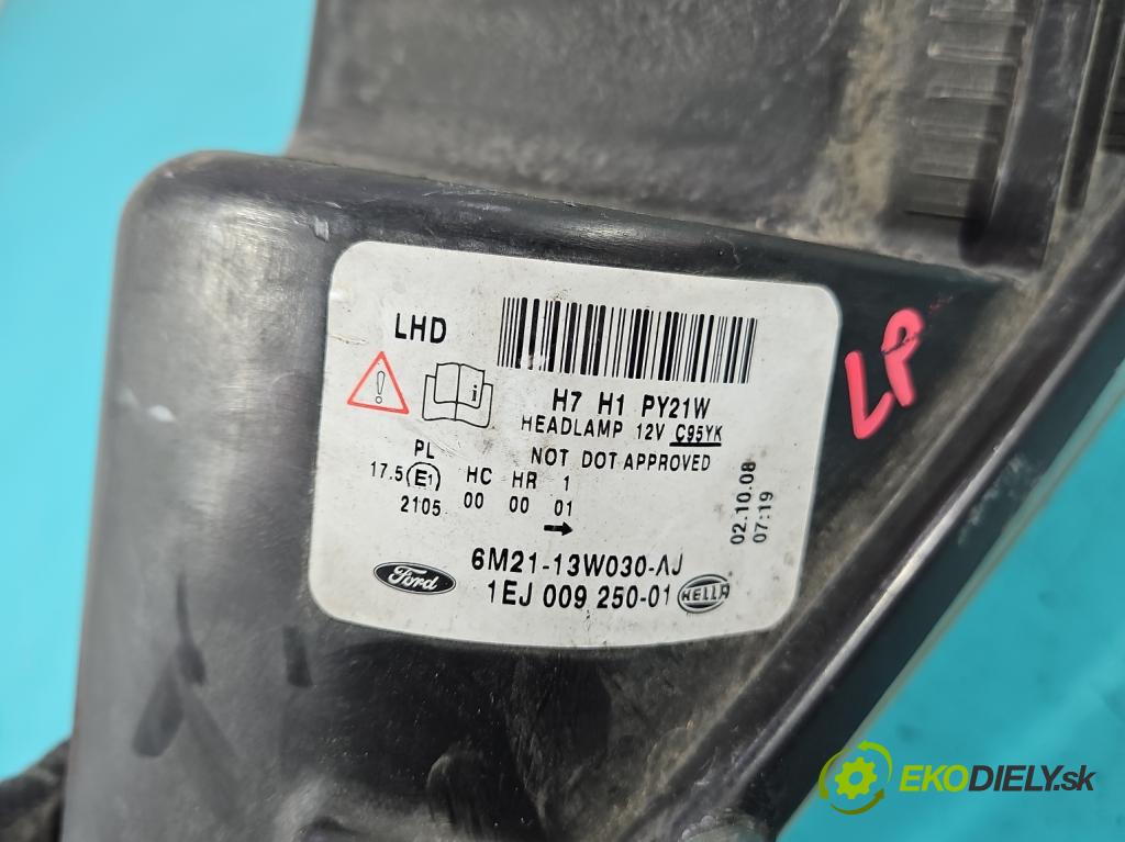 Ford S-max I 2006-2015 2.0 tdci 116 HP manual 85 kW 1997 cm3 5- Reflektor: ľavý 6M21-13W030-AJ (Kľučka dverí ostatné)