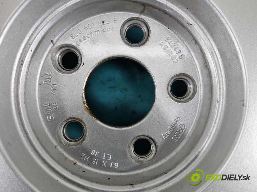 Audi A3 8L 1996-2003 1.8 20V 125 hp manual 92 kW 1781 cm3 3- Felga hliník: 15"