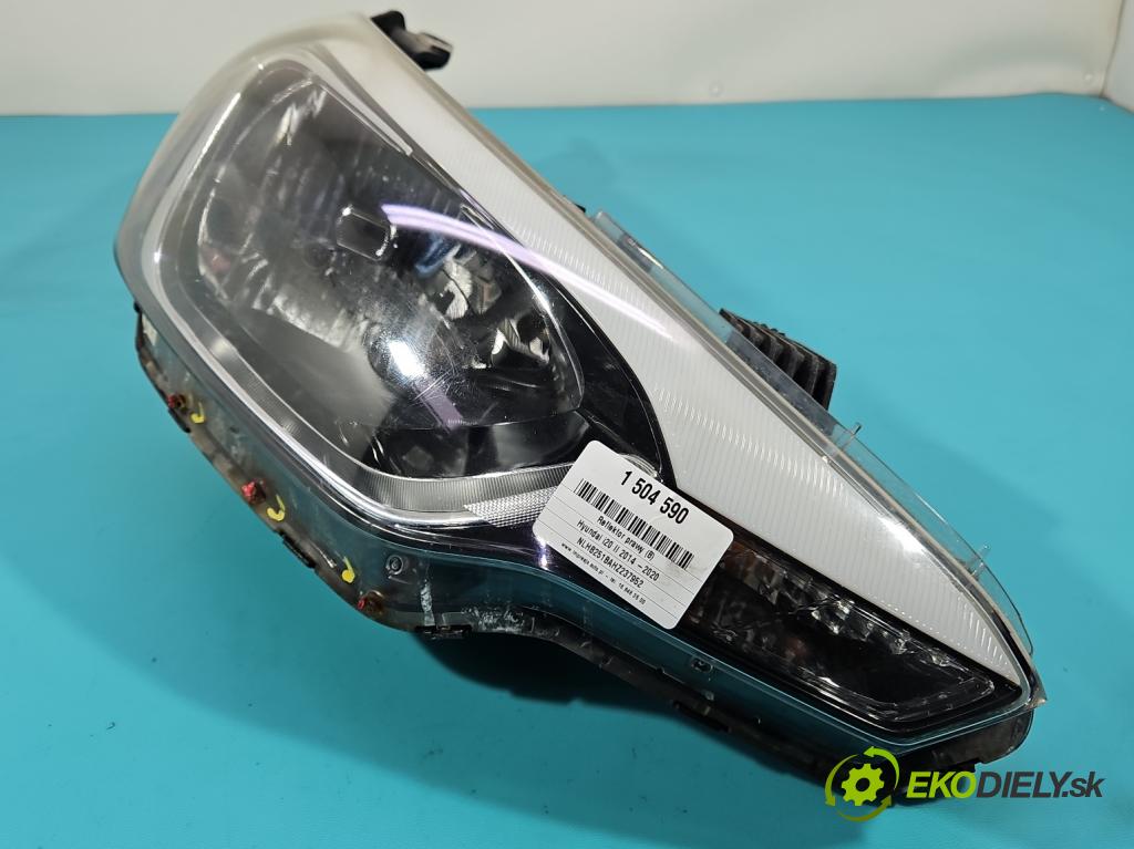 Hyundai i20 II 2014 -2020 1.2 16V 84KM manual 61.8 kW 1248 cm3 5- Reflektor: pravý 92102-C8000 (Svetlo predné pravé)
