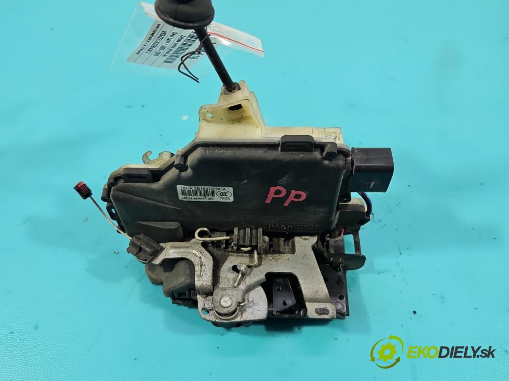 Seat Leon I 1999-2005 1.6 16V 105 hp manual 77 kW 1598 cm3 5- zámek přední pravý 3B1837016CA