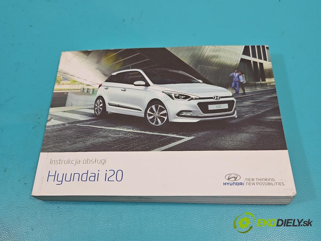 Hyundai i20 II 2014 -2020 1.2 16V 84KM manual 61,8 kW 1248 cm3 5- Návod