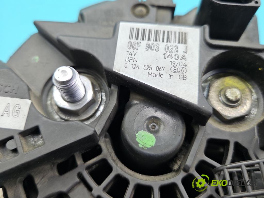 Audi A4 B6 2000-2004 1.9 tdi 101 HP manual 74 kW 1896 cm3 4- Alternator 06F903023J (Alternátor)
