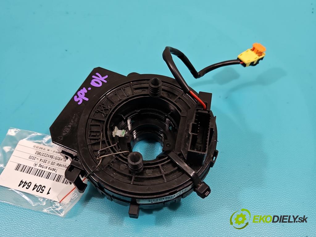 Hyundai i20 II 2014 -2020 1.2 16V 84KM manual 61,8 kW 1248 cm3 5- Páska: airbag  (Airbag)