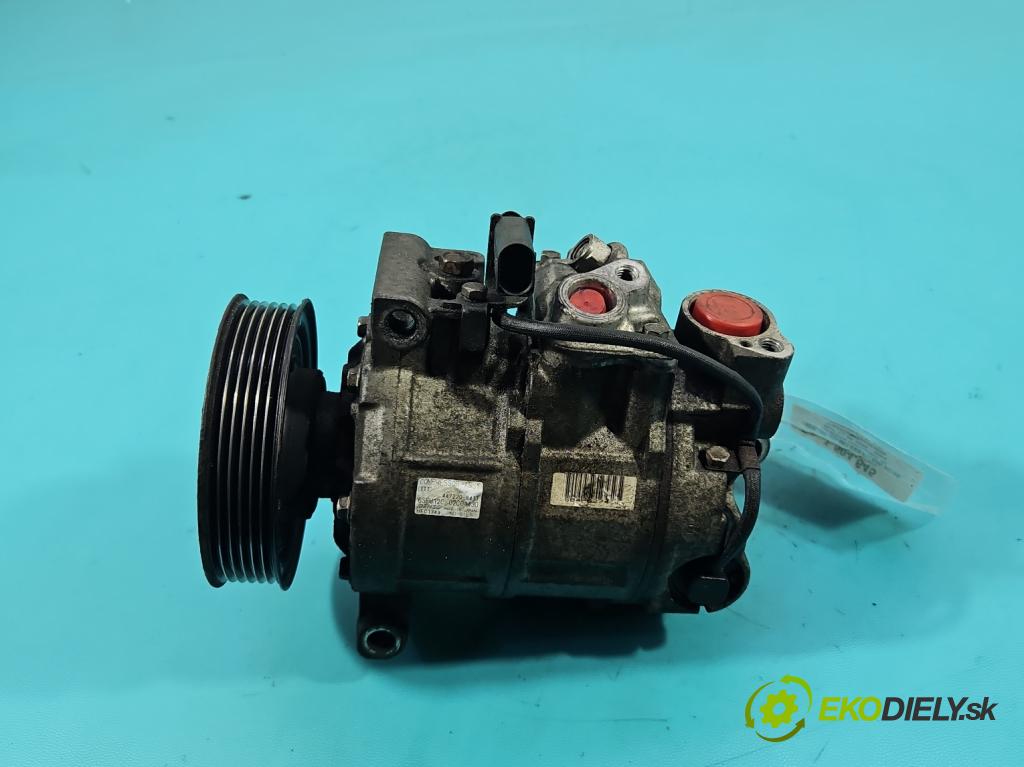 Audi A4 B6 2000-2004 1.9 tdi 101 HP manual 74 kW 1896 cm3 4- Kompresor: klimatizácie 447220-8411 (Kompresor klimatizácie)