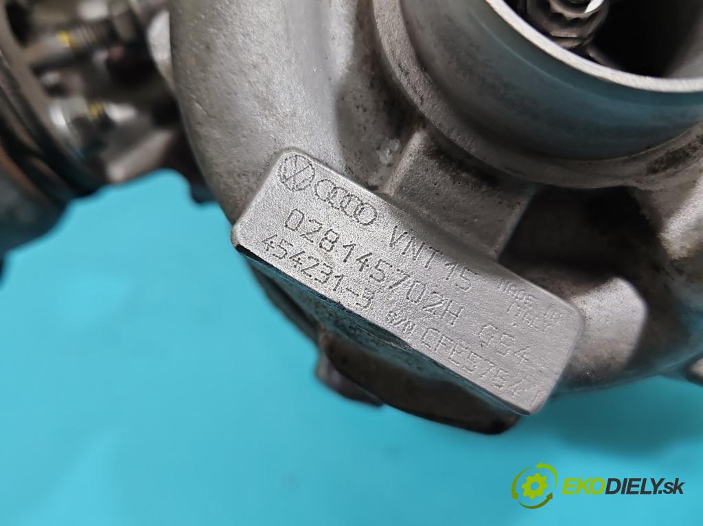 Audi A4 B6 2000-2004 1.9 tdi 101 hp manual 74 kW 1896 cm3 4- Turbodmychadlo 454231-3 (Kompletní turbodmychadlo)