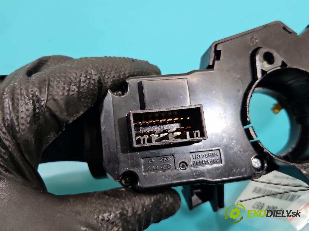 Hyundai i20 II 2014 -2020 1.2 16V 84KM manual 61,8 kW 1248 cm3 5- prepínač komplex: 299141431 (Prepínacie páčky pod volantom)